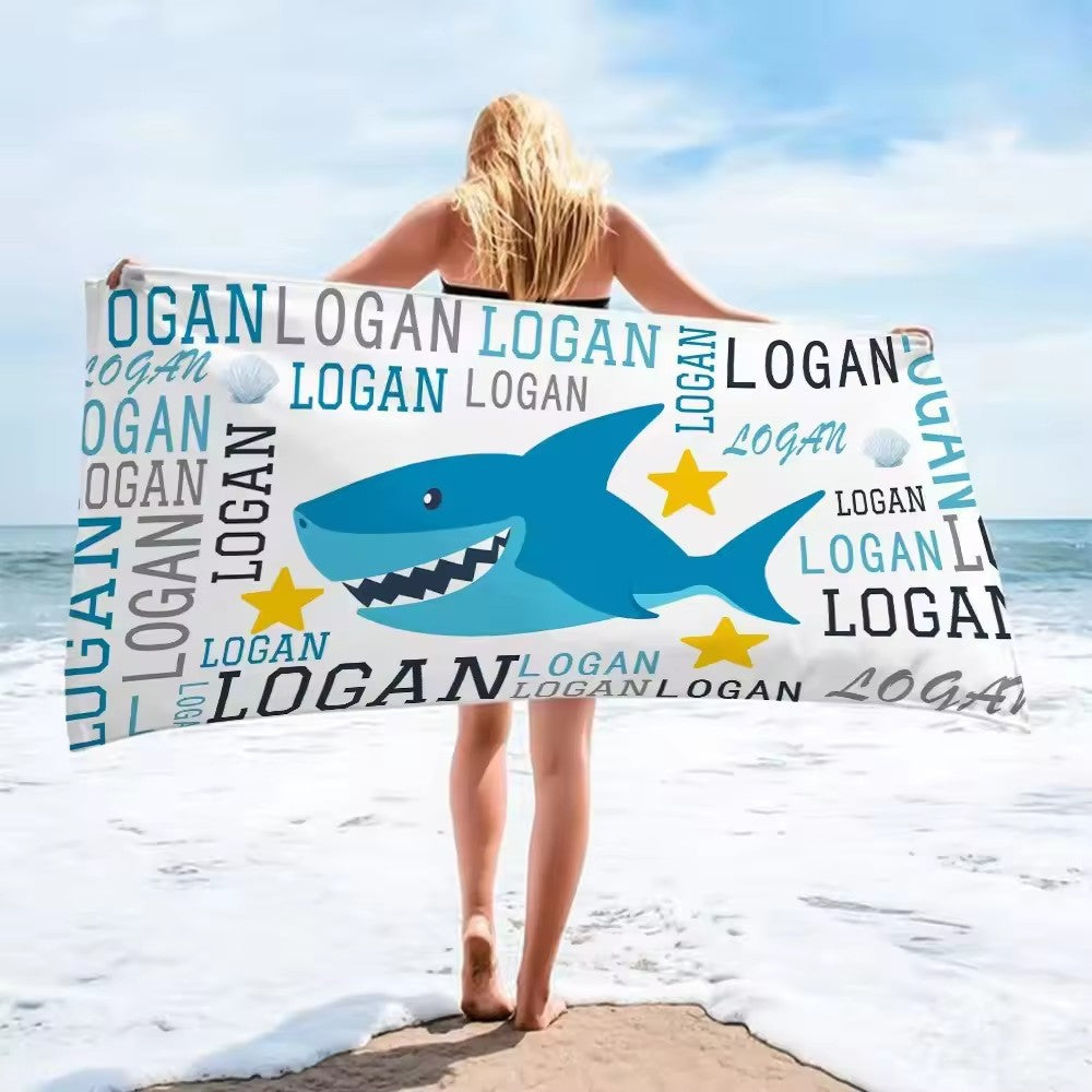 Beach towel with unique graphic pattern Stornfield