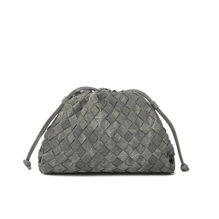 Elegant Woven Leather Bucket Bag Stornfield