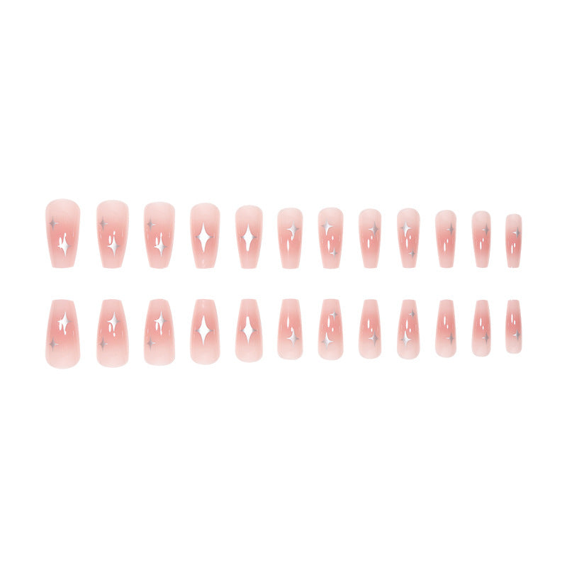 Long Starry Stiletto Press-On Nails Stornfield