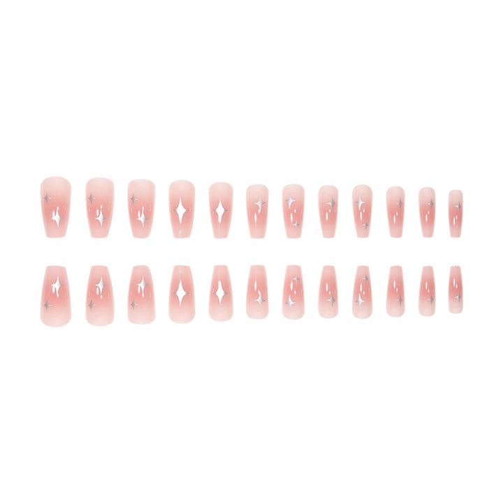 Long Starry Stiletto Press-On Nails Stornfield