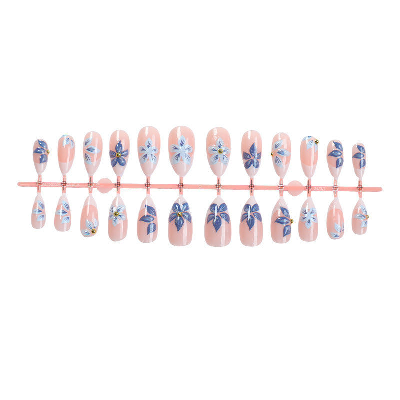 Creative nail art set with elaborate flower designs Stornfield
