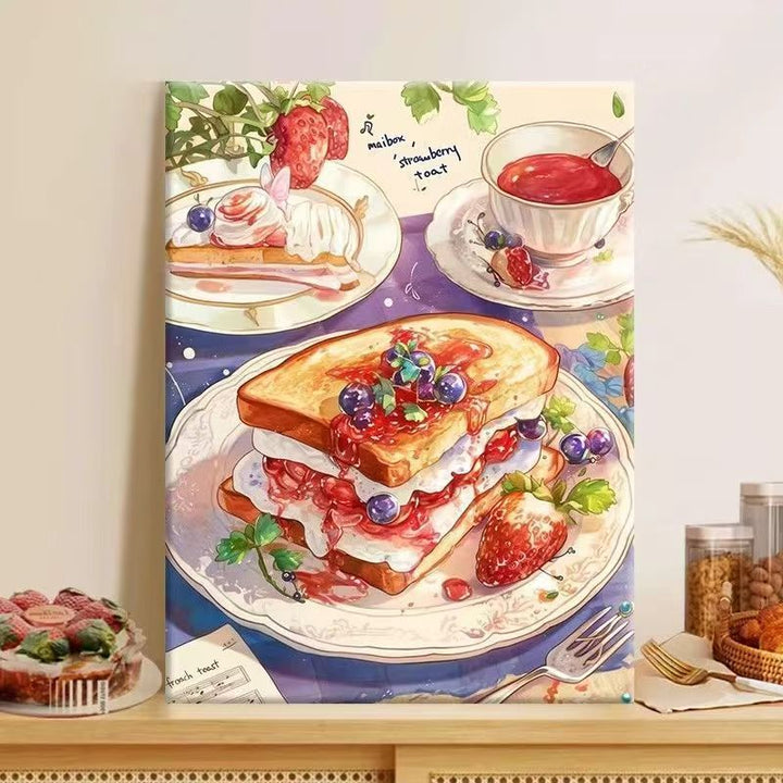 Gourmet Dessert-Themed Wall Art Stornfield