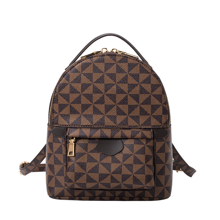 Geometric Patterned Mini Backpack