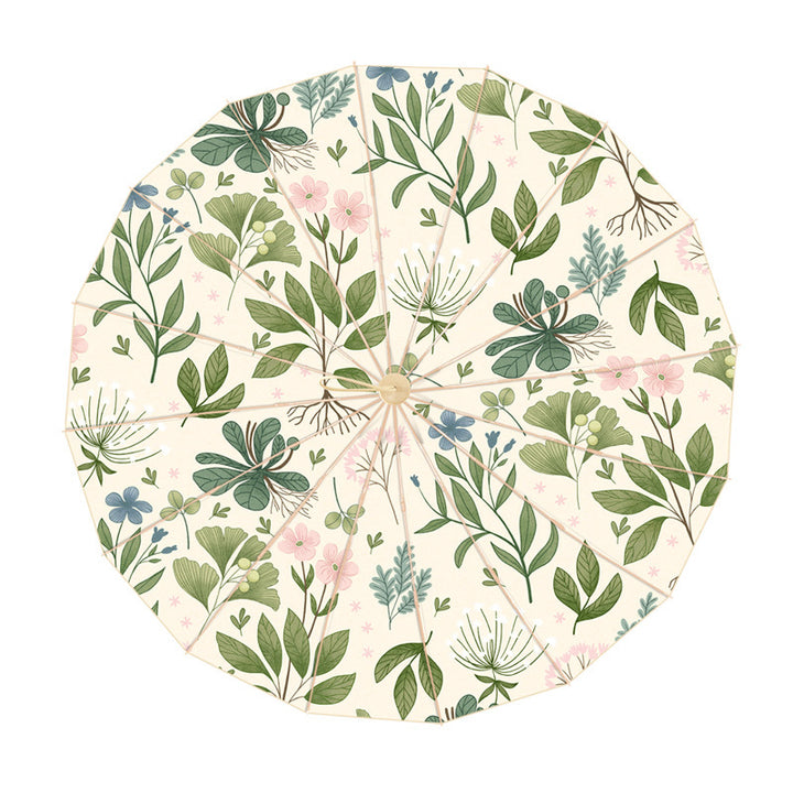 Ladies elegant designer umbrella with floral cut Stornfield
