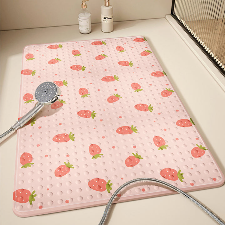 Anti-Slip Shower Mat with Colorful Dots