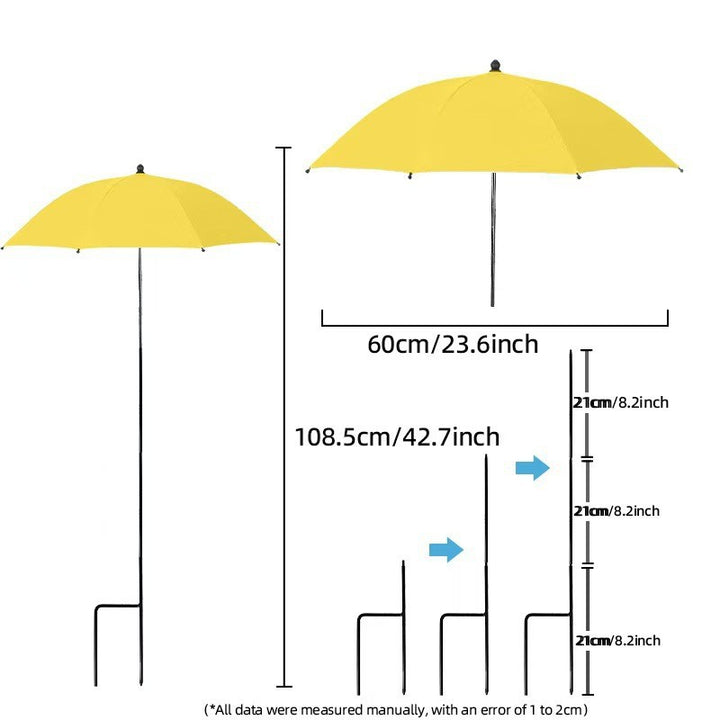 Women's sun protection umbrella with flexible tripod Stornfield