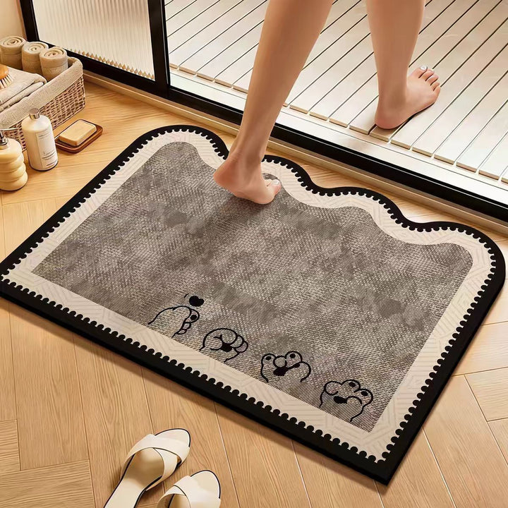 Cartoon-Themed Non-Slip Area Rug