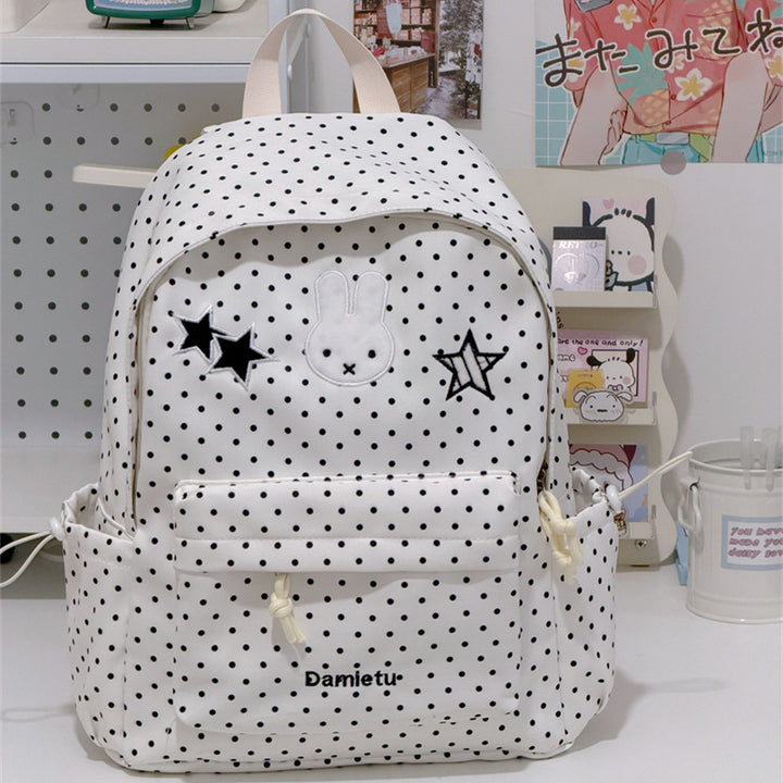 Cute Bunny-Embellished Backpack Stornfield