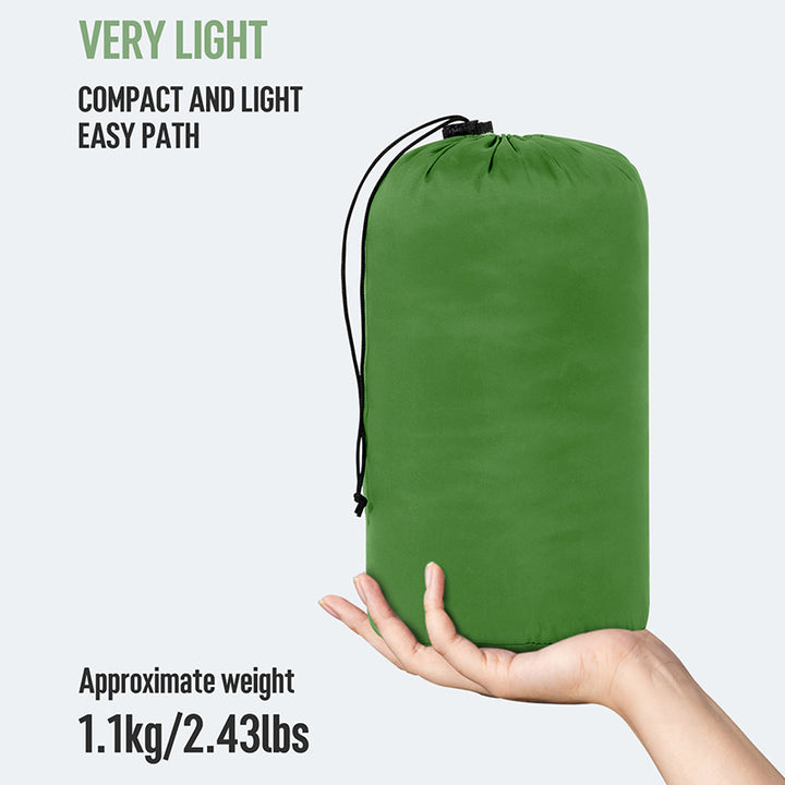 Inflatable sleeping mat with comfort and insulation mechanism Stornfield