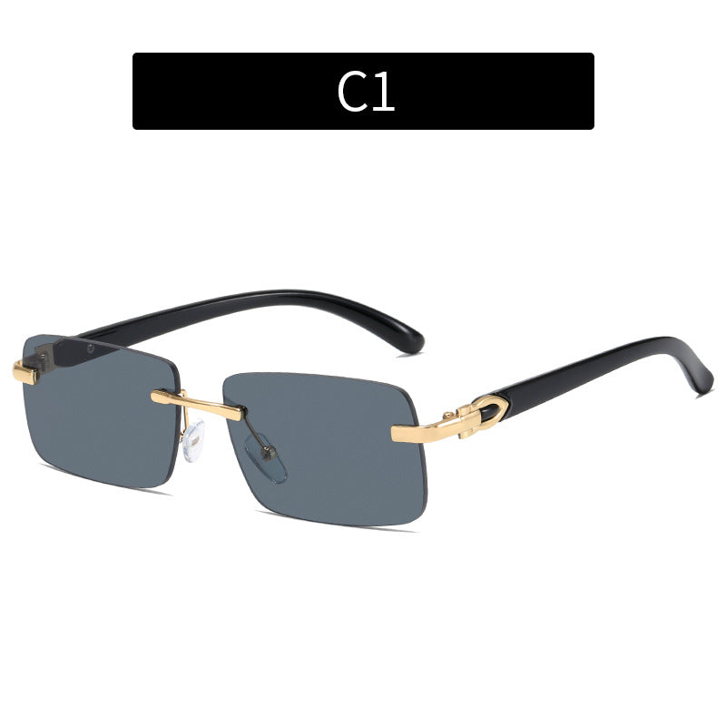 Sleek Geometric Square Frame Sunglasses