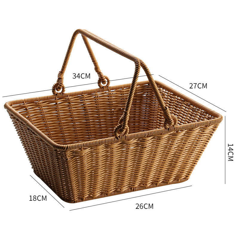 Unisex Rectangular Shopping and Storage Basket Stornfield