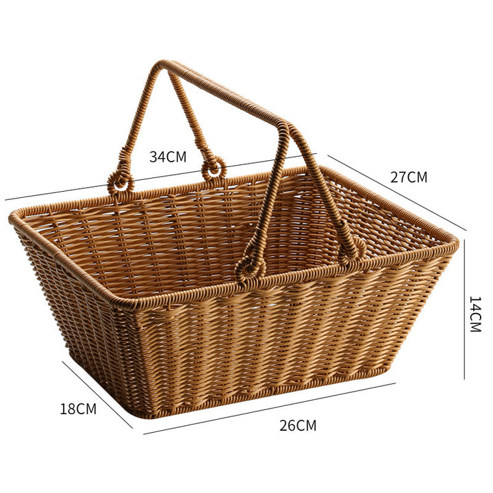 Unisex Rectangular Shopping and Storage Basket Stornfield