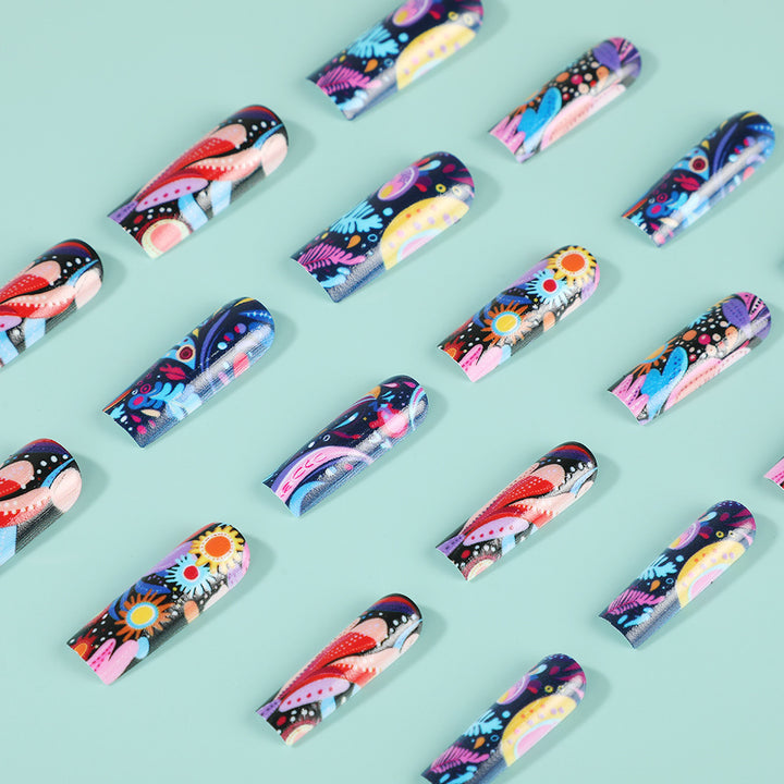 Creative Art Nails in Artistic Floral Design Stornfield