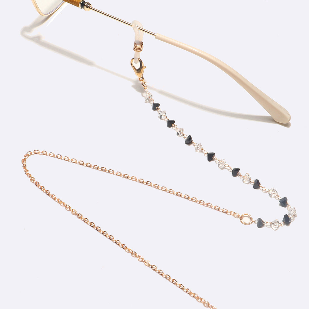 Fashionable Heart-Shaped Beaded Eyewear Chain Stornfield