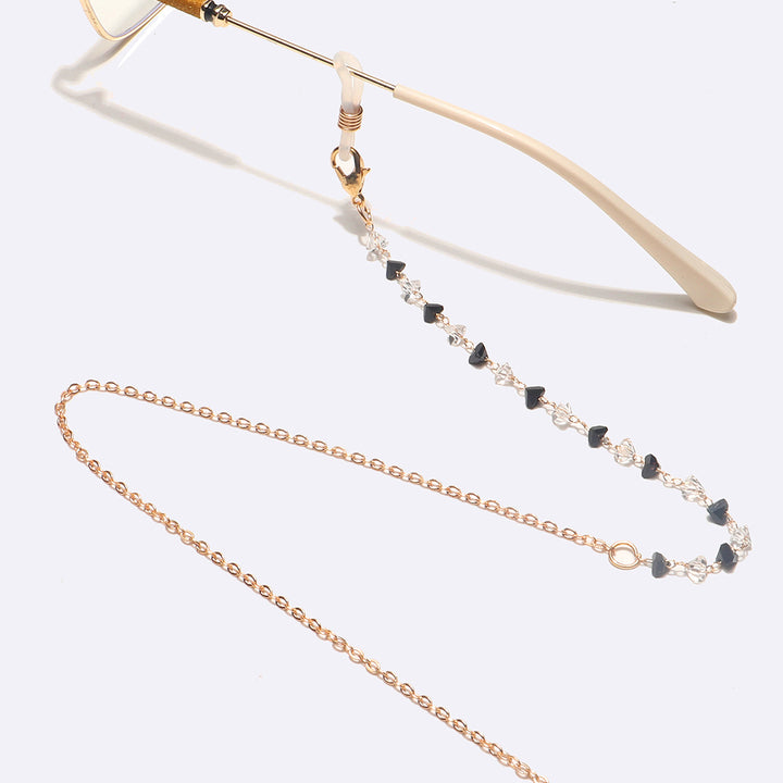 Fashionable Heart-Shaped Beaded Eyewear Chain Stornfield