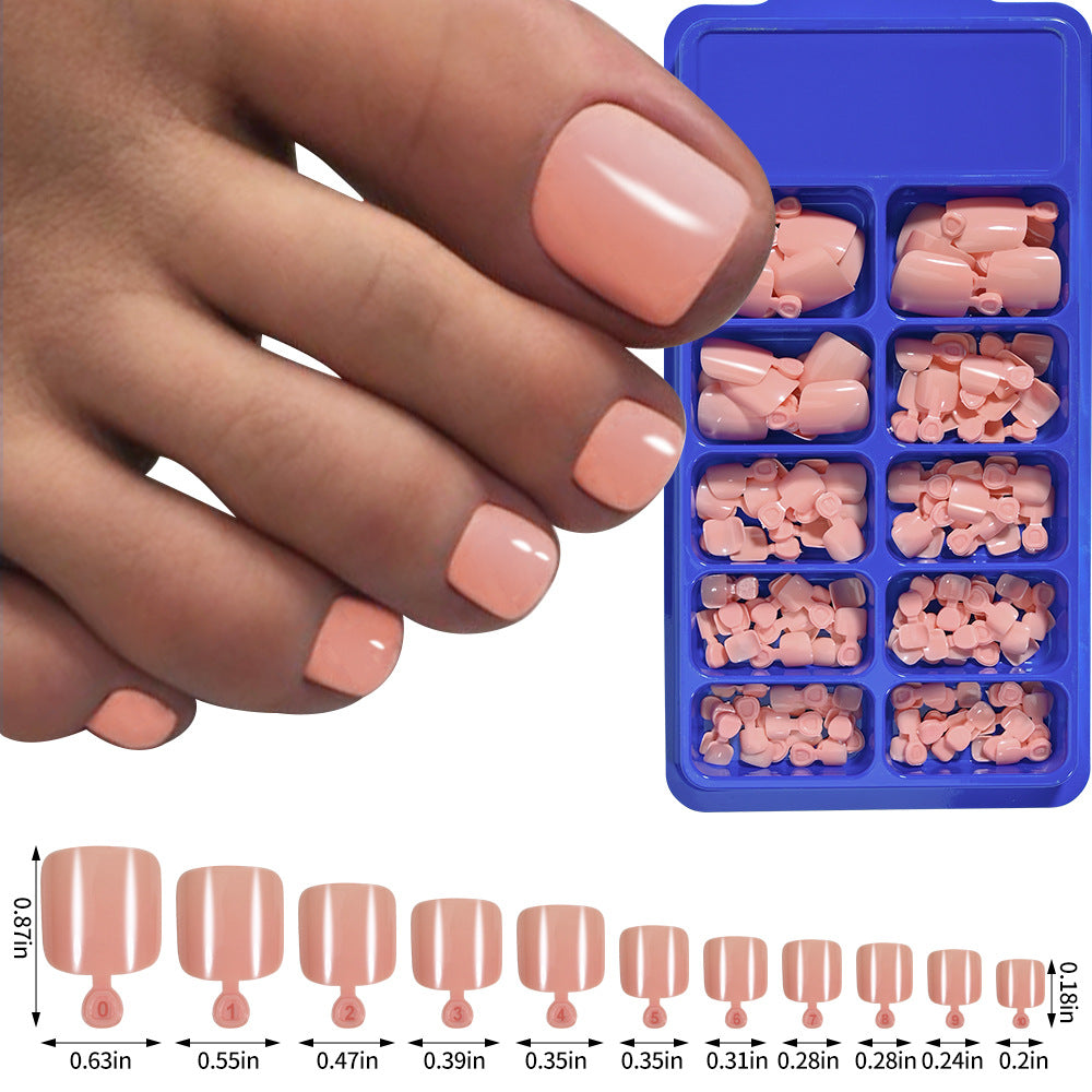 Premium Soft Gel Toenail Tips Set Stornfield
