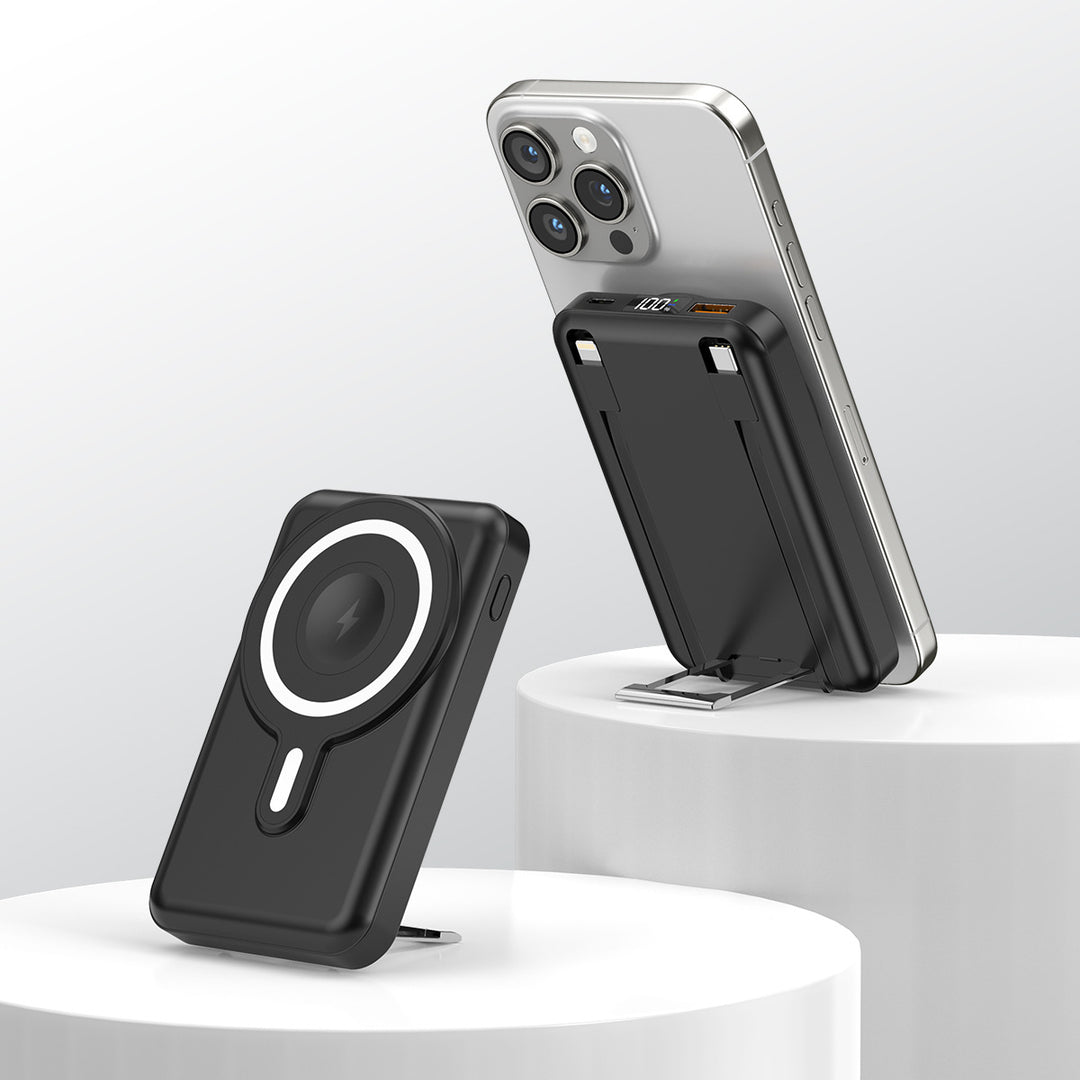 Portable Magnetic Power Bank with Stand Stornfield