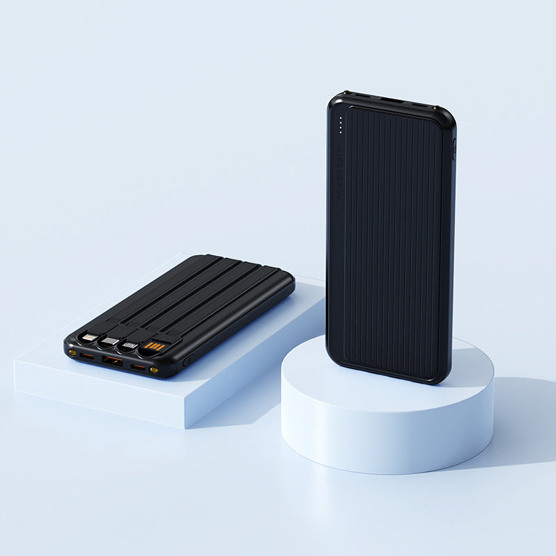 Powerbank with Integrated Charging Cables and High-Speed Charging Function Stornfield