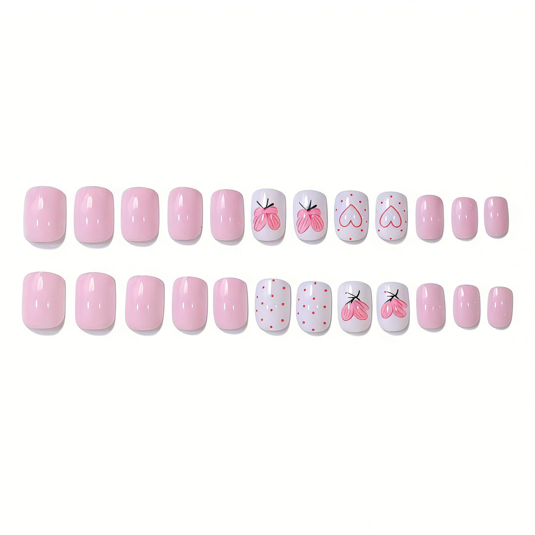 Creative Floral Acrylic Nail Art Set Stornfield