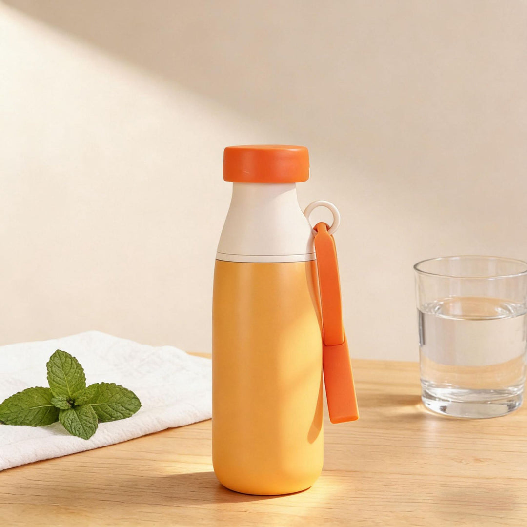 Ladies Insulated Sports Water Bottle with practical carrying strap Stornfield