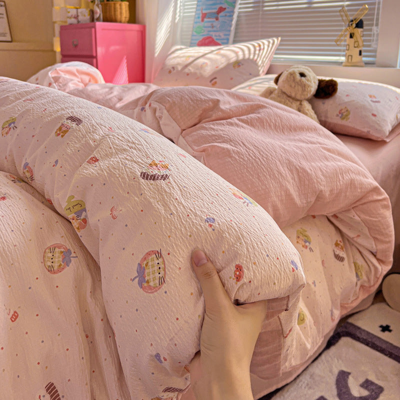 Soft Printed Bedding Set