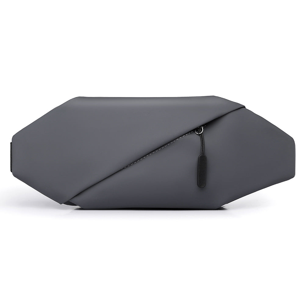 Modern Structured Leather Sling Bag Stornfield