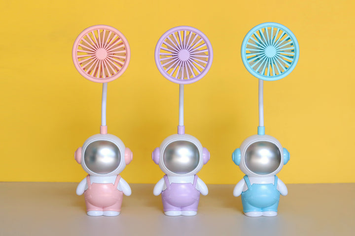 Unisex Fun Hand Fan in Astronaut Design Stornfield