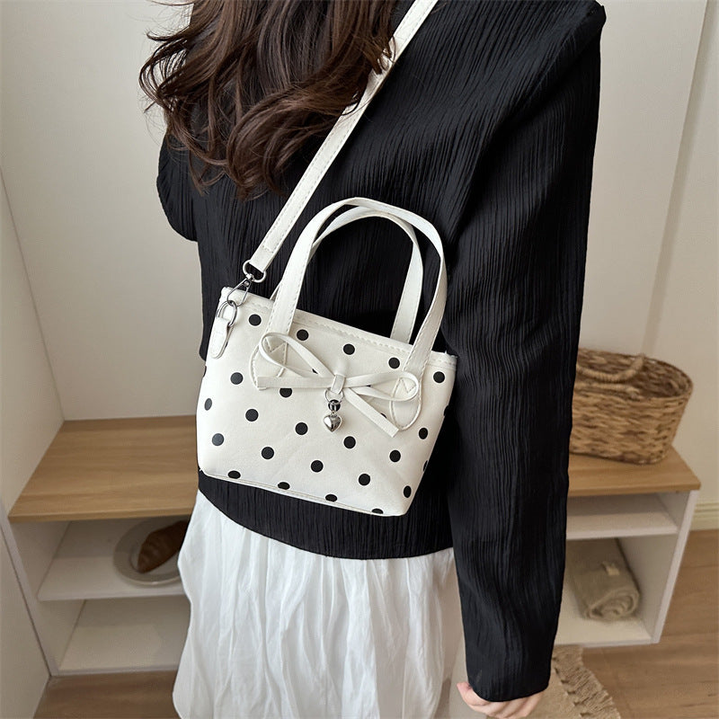 Charming Polka Dot Mini Handbag
