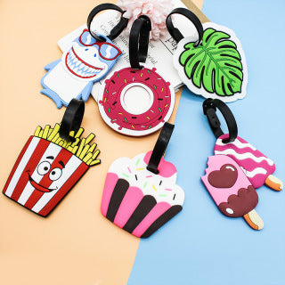Unisex Playful Ice Cream-Themed Luggage Tag Stornfield