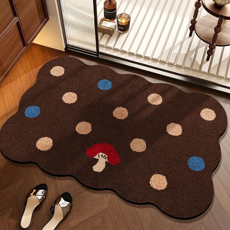Mushroom-Themed Decorative Floor Mat
