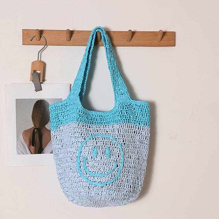Hand-knotted shopping bag with casual design Stornfield