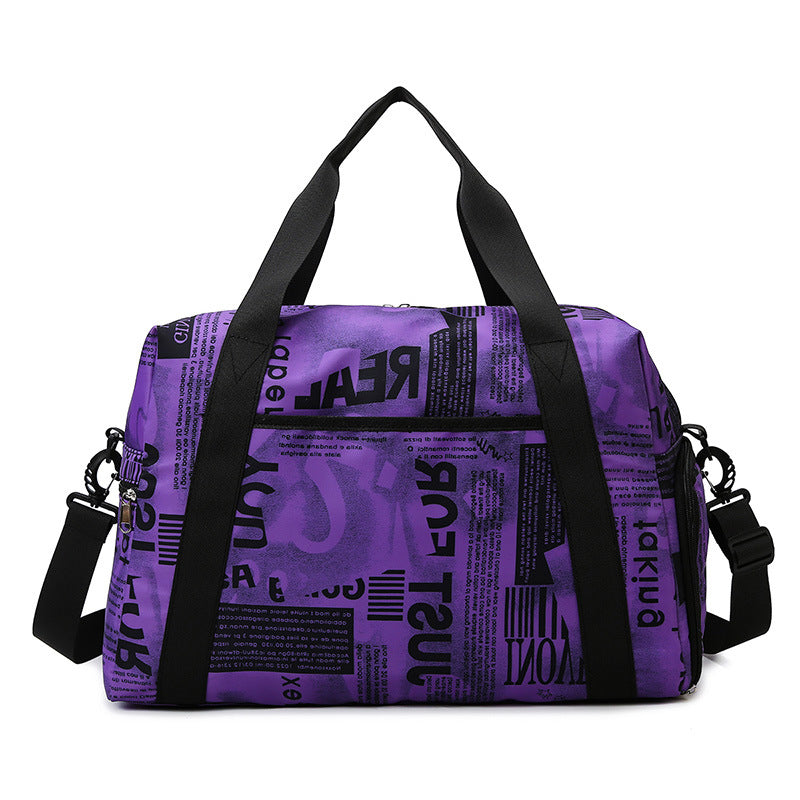 Sporty travel bag with playful elephant pattern Stornfield