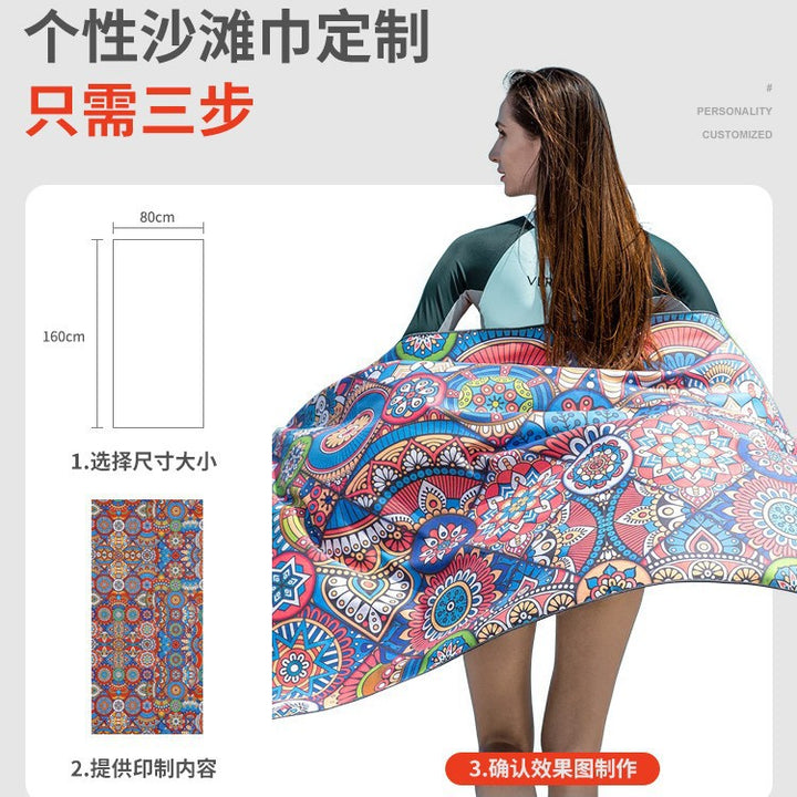 individual beach towel with unique design Stornfield