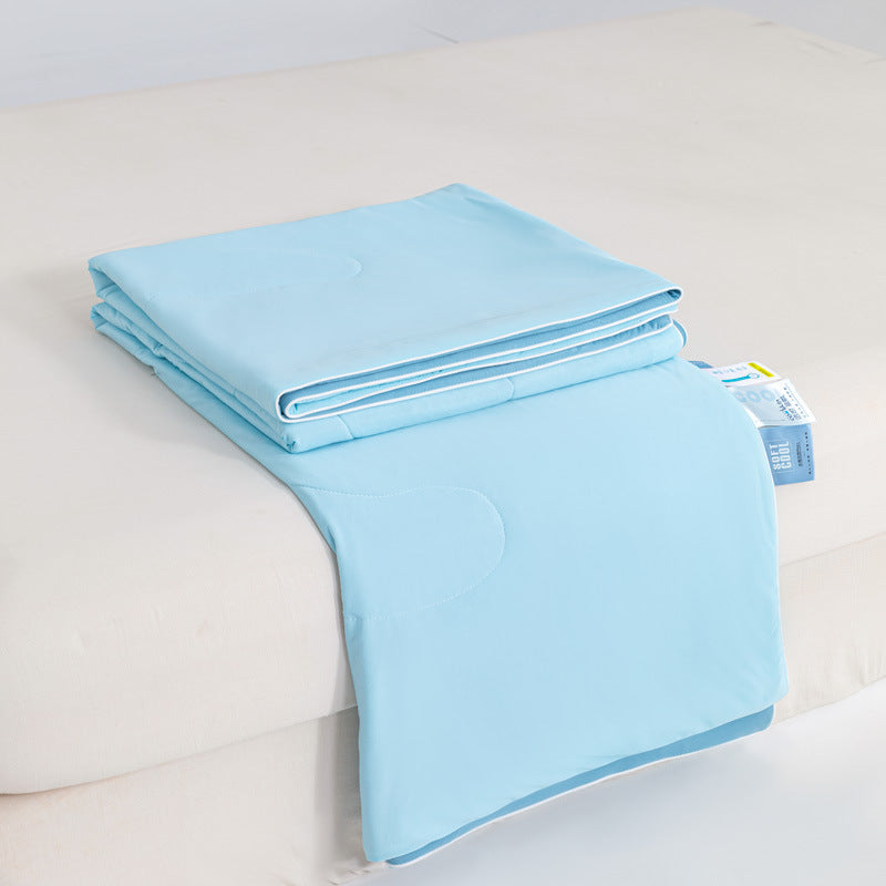 Unisex nan breathable summer blanket with cooling microfiber filling and light quilting Stornfield