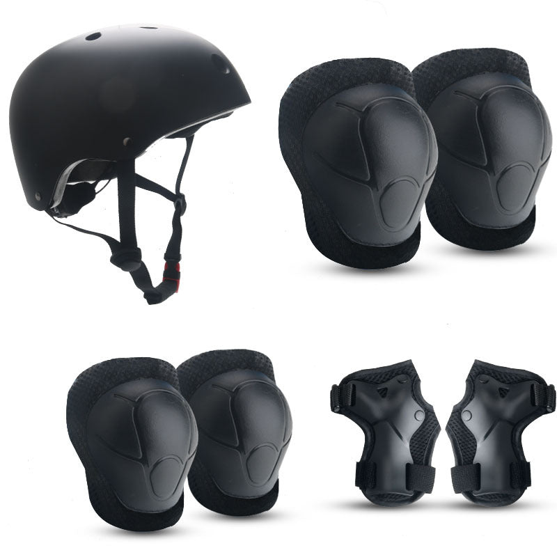 Children's Colorful Safety Helmet and Protective Gear Set Stornfield