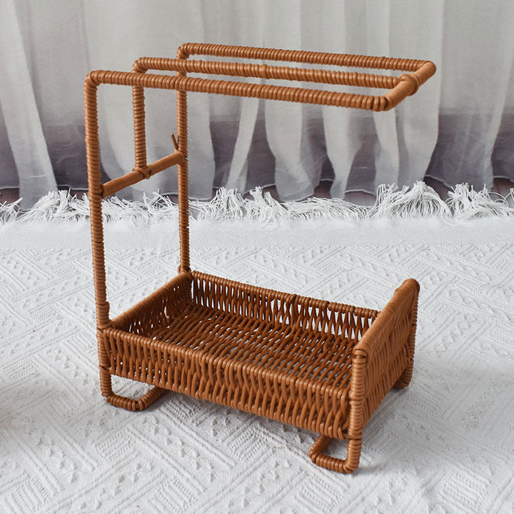 Handmade Rattan Storage Basket Stornfield