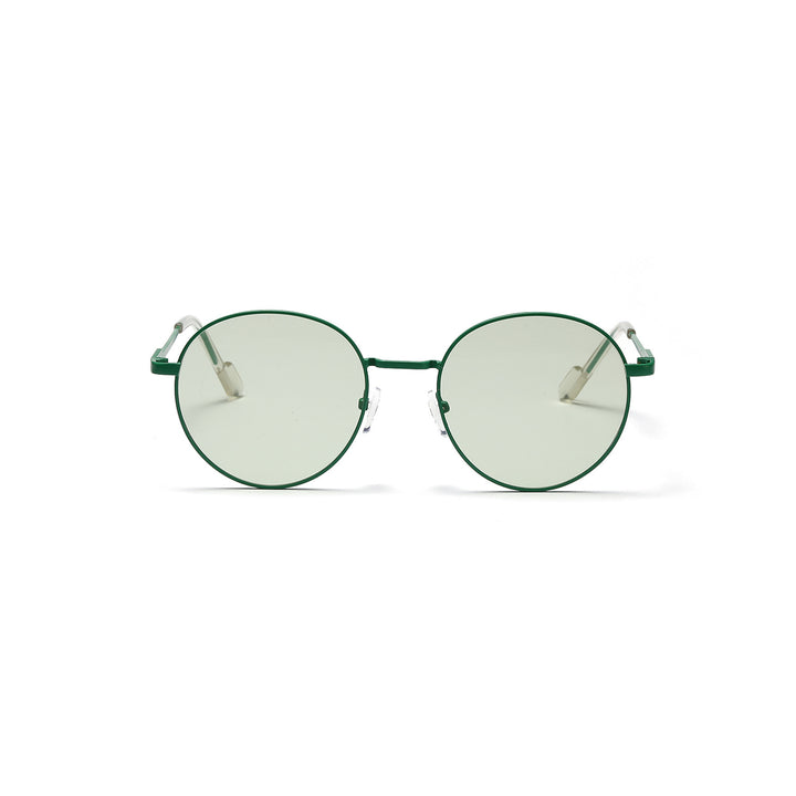 Women round sunglasses with luxurious metal frame and UV protection Stornfield