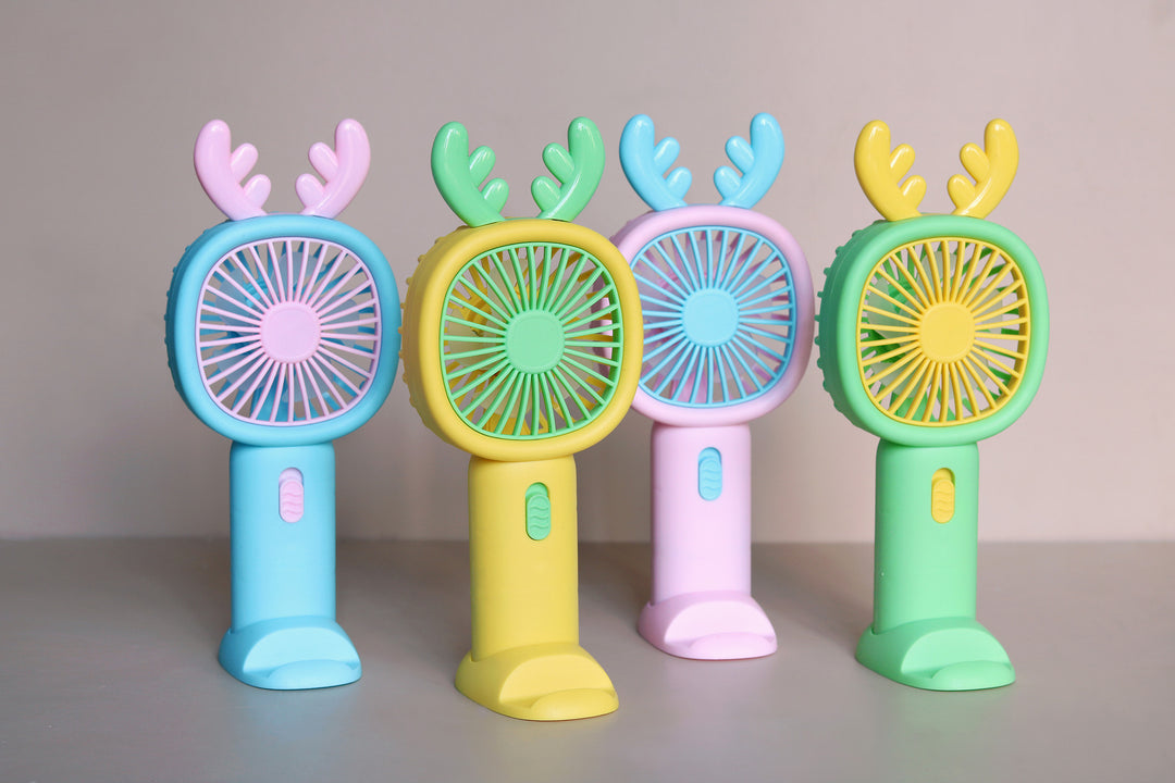 Unisex Portable Mini Fan with Animal Ear Design Stornfield