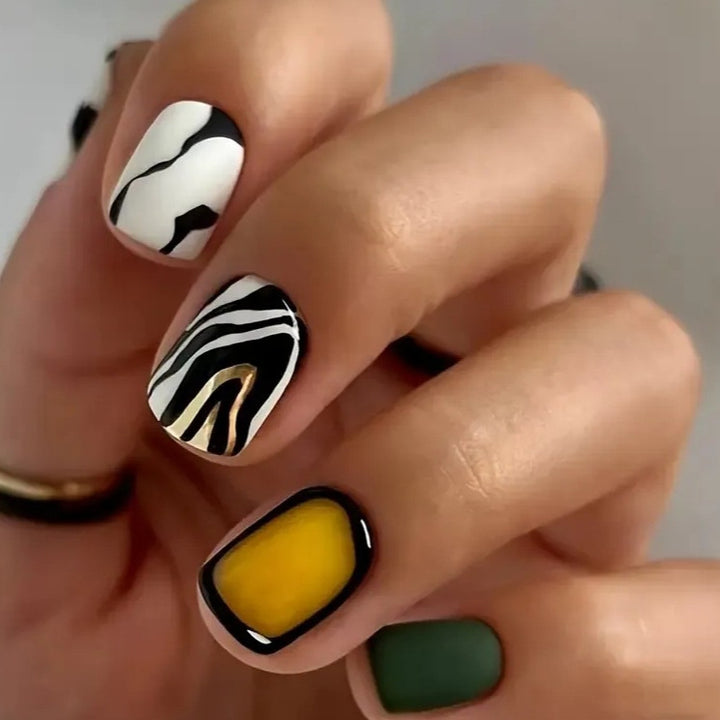 Artistic Abstract Nail Art Stornfield