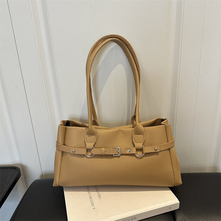 Structured Leather Handbag
