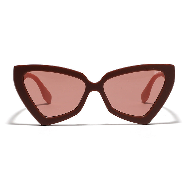 Women's Cat-Eye Sunglasses with Mirrored Lenses and Sturdy Frame Stornfield