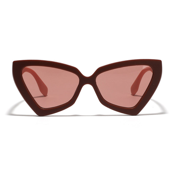 Women's Cat-Eye Sunglasses with Mirrored Lenses and Sturdy Frame Stornfield