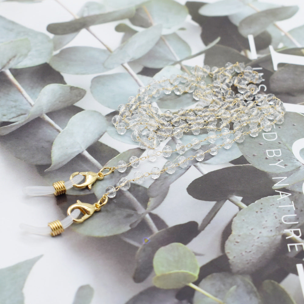Elegant Floral-Accented Eyewear Chain Stornfield