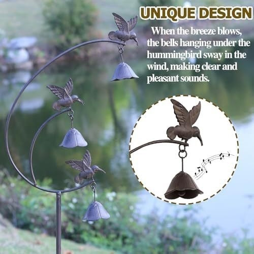 Decorative Hummingbird Wind Chime Stornfield