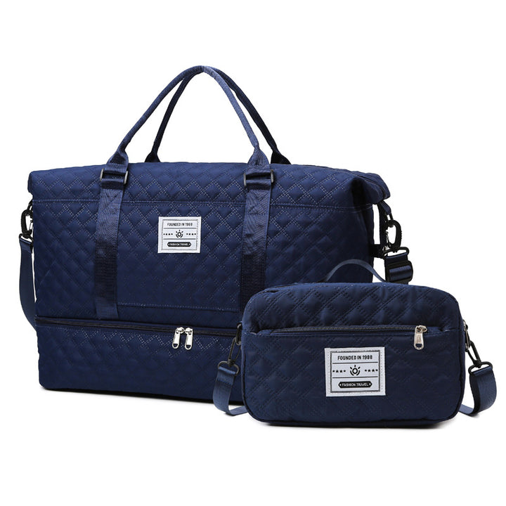 Quilted Multi-Pocket Travel Duffle Stornfield
