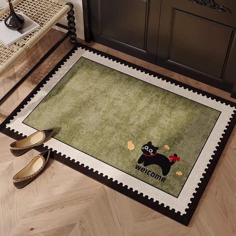 Cartoon-Themed Entryway Rug