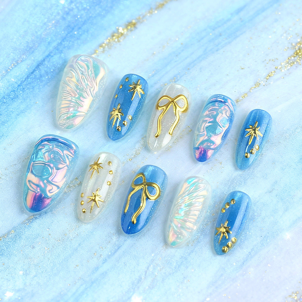 Artistic Press-On Nail Art Set Stornfield 1787542830