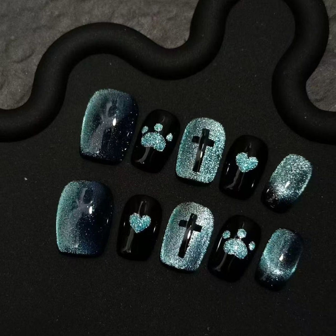 Artistic Press-On Nail Set Stornfield