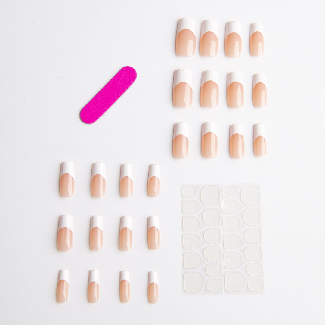 Artificial nail tips with French manicure Stornfield