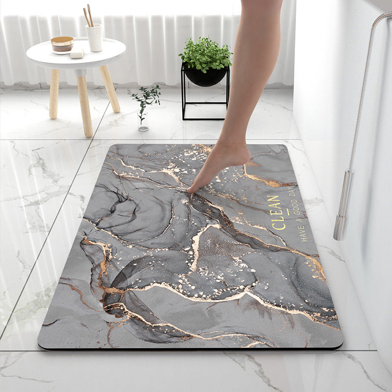 Soft Touch Marble Bath Mat Stornfield